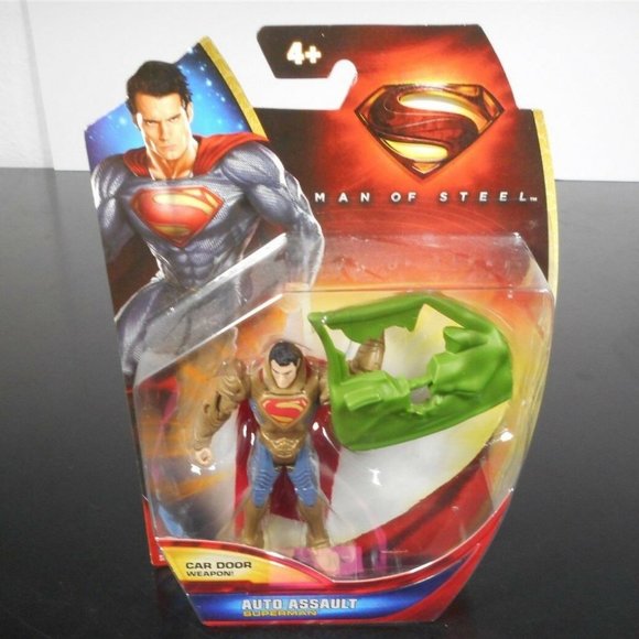 Superman Movie Series Man of Steel Action Figure  Auto Assault with Car Door as - Picture 2 of 9